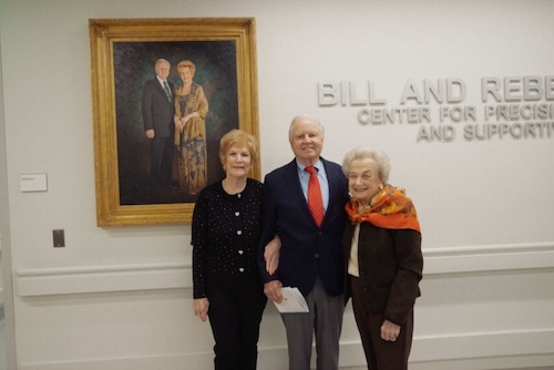 Bill and Rebecca Reed at a ribbon cutting ceremony